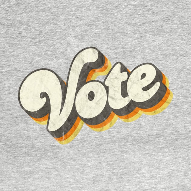 Retro Vintage Vote by Jennifer